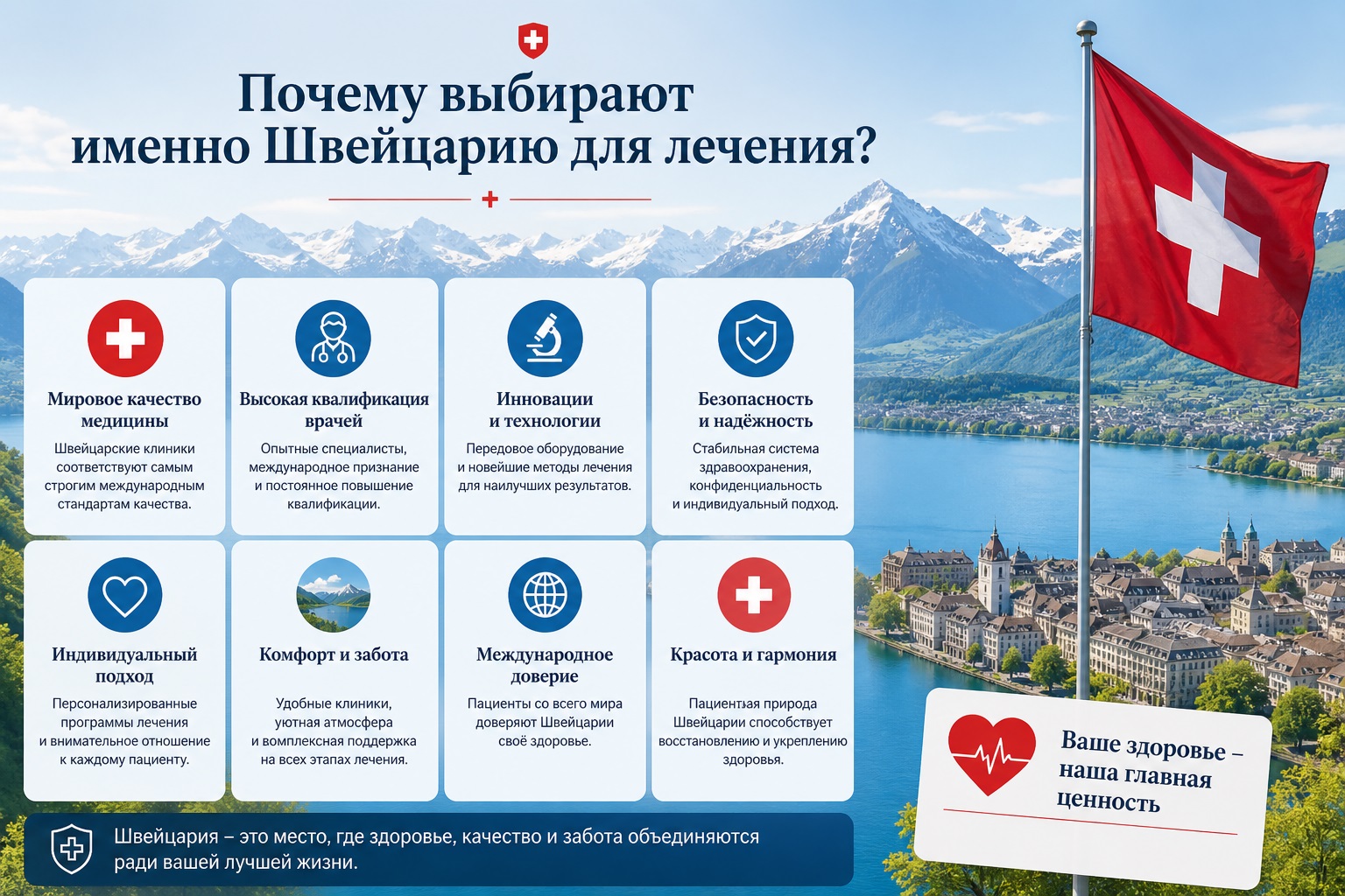 почему выбирают швейцарию для лечения