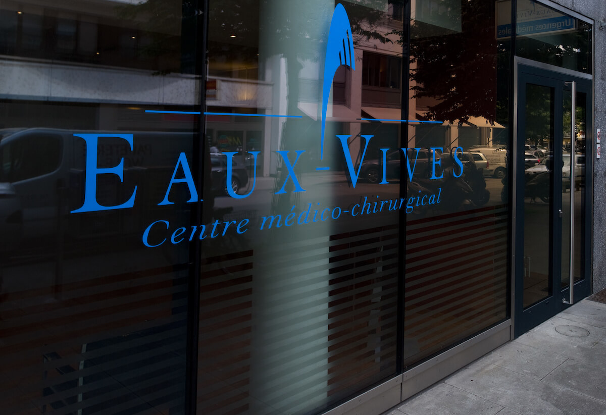 eauxvives entrance signage