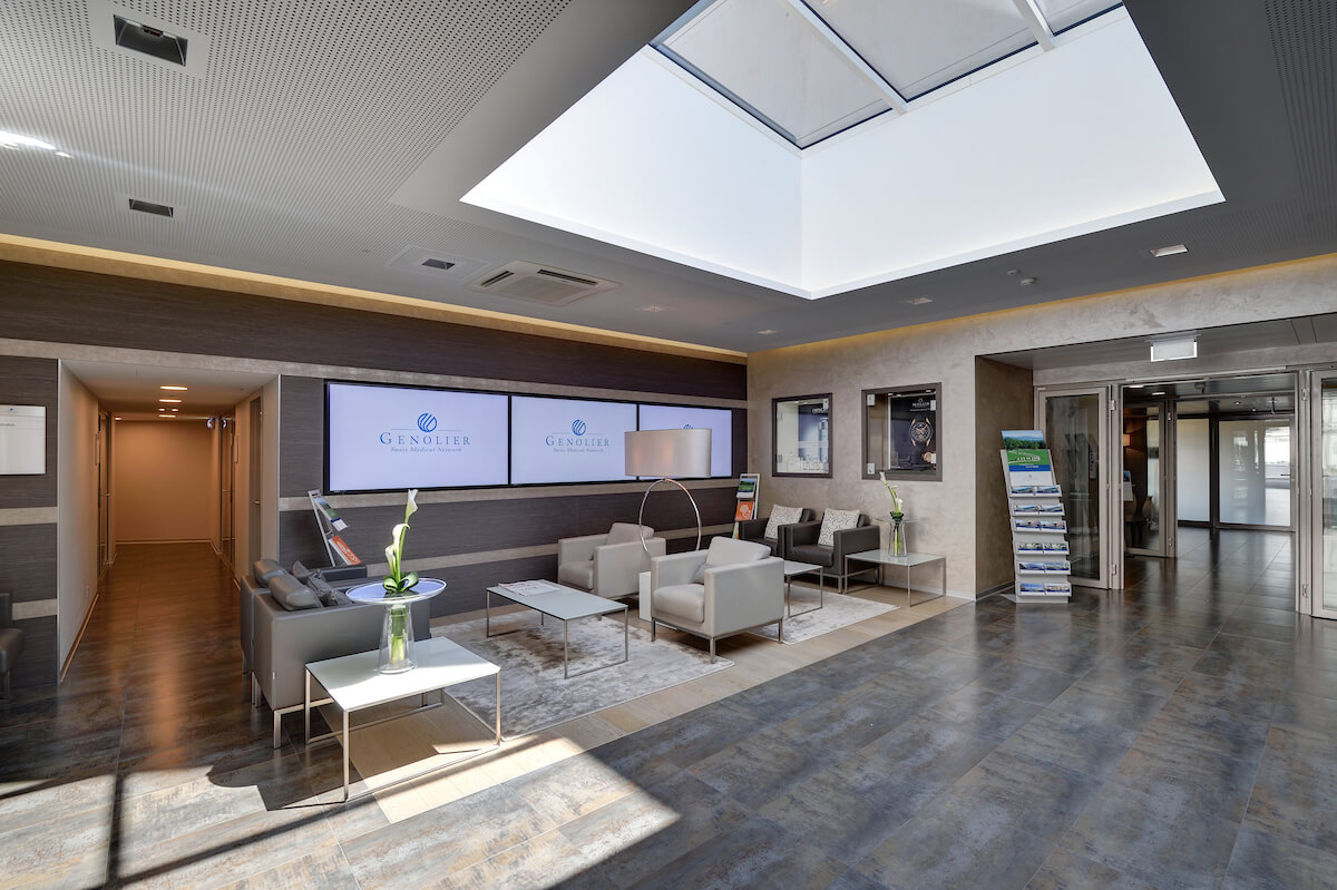 genolier lobby skylight